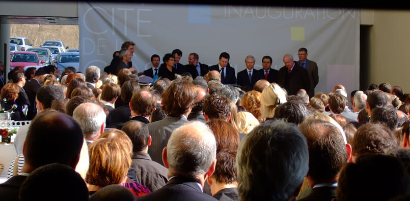 Inauguration de la Cité de la Cosmétique